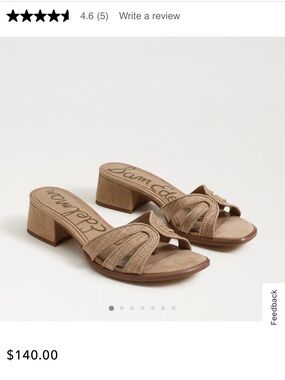 Sam Edelman Farrin Block Heel Sandal